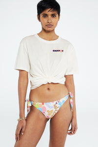 Beline Bikini Bottom | Cream White/Pink Pap