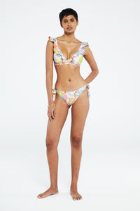 Beline Bikini Bottom | Cream White/Pink Pap