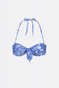 Beaudine Bikini Top | Pool Blue/Caribbean