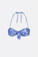 Beaudine Bikini Top | Pool Blue/Caribbean