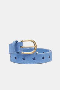 Cut It Out Heart Belt | Venus Blue