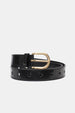 Cut It Out Star Belt | Black Metallic