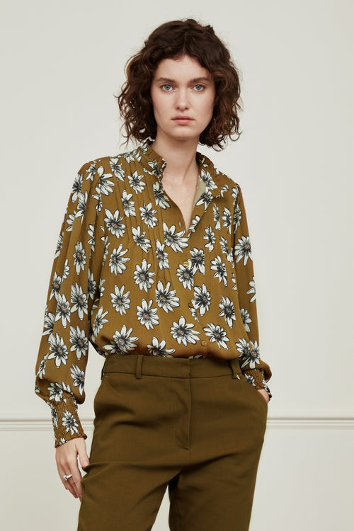 Lucky Blouse | Odd Olive/Buttercrea