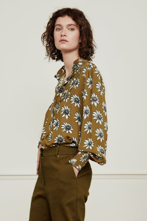Lucky Blouse | Odd Olive/Buttercrea