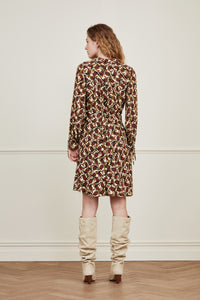 Frida Bow Dress | Creme Brulee/Ra Ra R