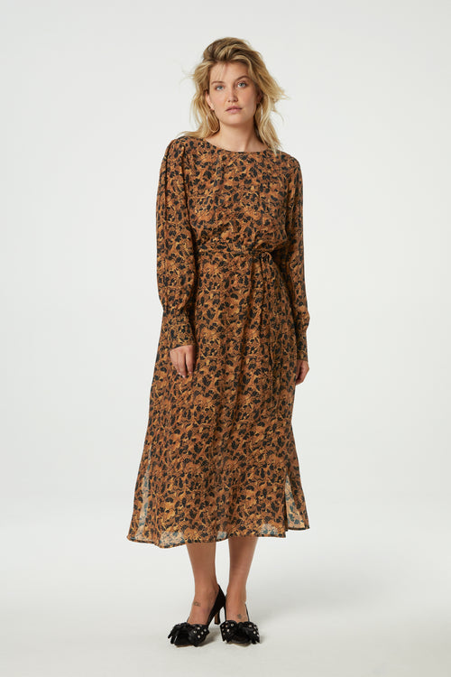 Daria Dress | Toffee/Black