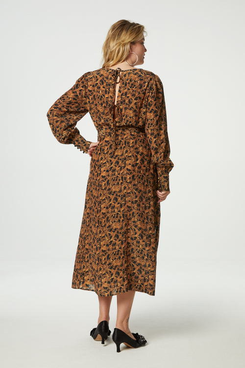 Daria Dress | Toffee/Black