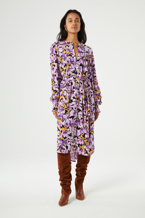 Willow Dress | Cookie Caramel/Grape