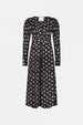 Vera Dress | Black/Grape