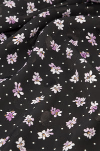 Vera Dress | Black/Grape