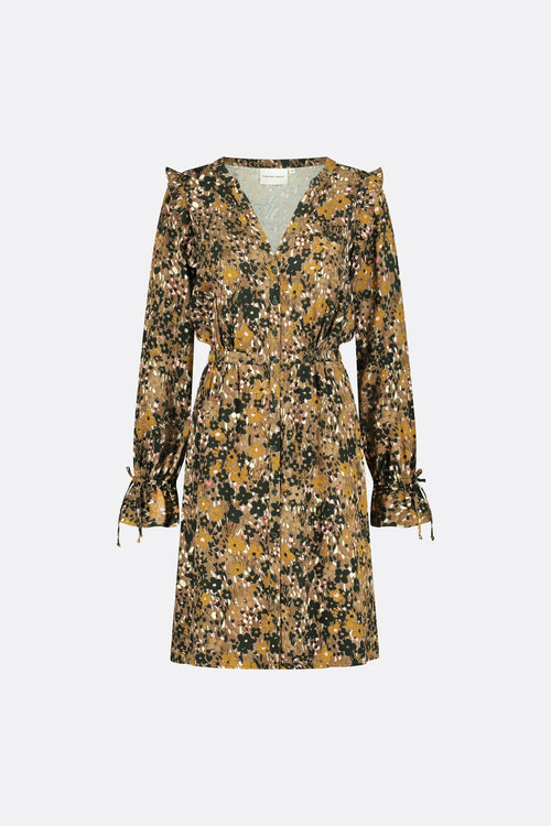 Becca Dress | Classy Camel/Black