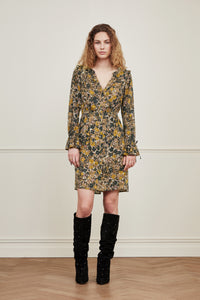 Becca Dress | Classy Camel/Black