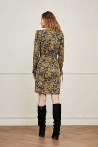 Becca Dress | Classy Camel/Black