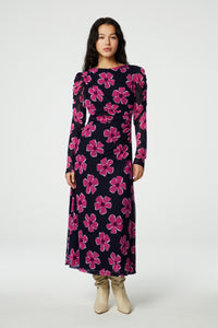 Bella Dress | Lollipop Pink/Black