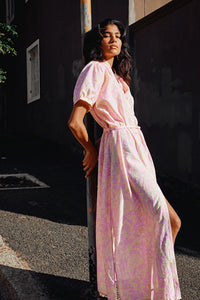 Girlfriend Maxi Dress | Pink Candy/Sandy Bea