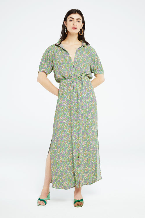 Girlfriend Maxi Dress | Lovender/Parakeet