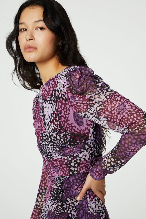 Bella Dress | Grape/Rioja