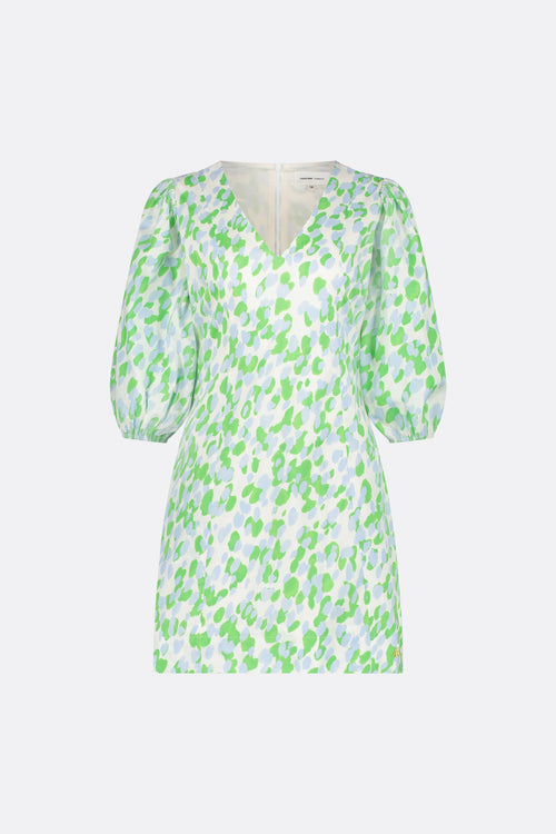 Iris Dress | Cream White/Acapulco