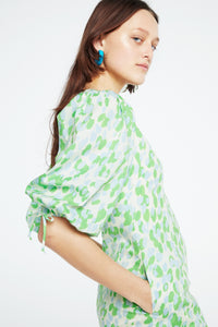 Iris Dress | Cream White/Acapulco