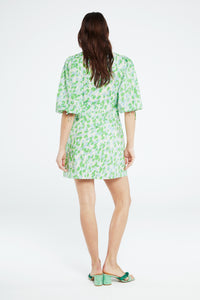 Iris Dress | Cream White/Acapulco