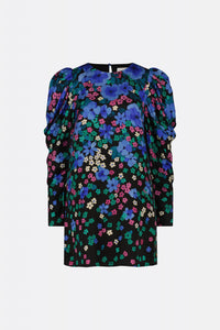 Marloes Dress | Black/Feeling Green