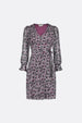 Isabella short Dress | Warm White/Antra