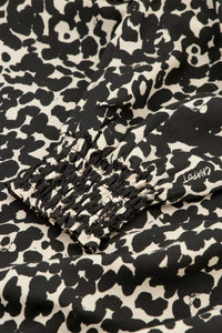 Natalia dress | Black/Oat Melange
