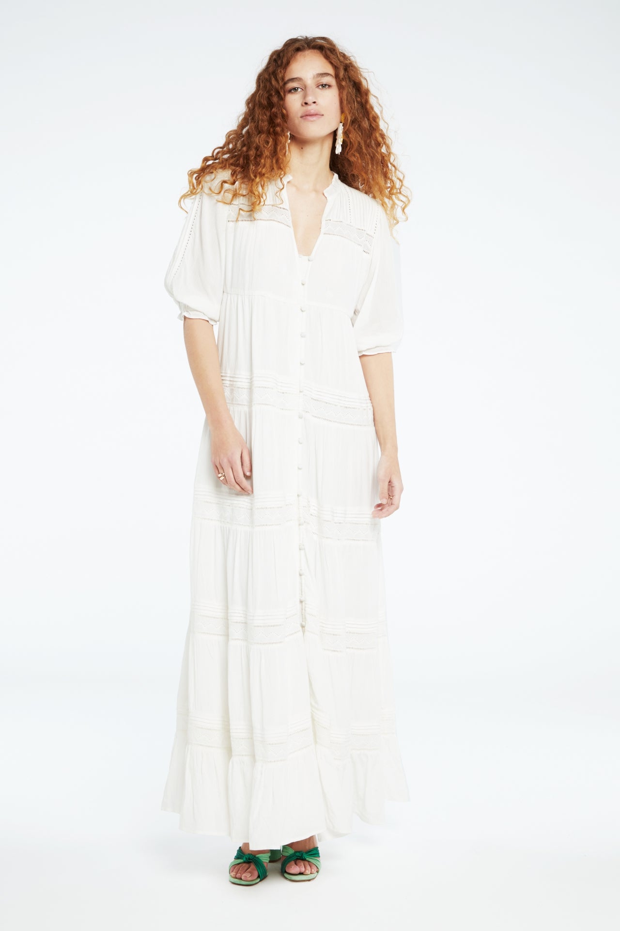 Kira  Dress | Cream White