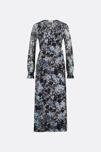 Natasja Mesh Dress | Misty Mountains/Vain