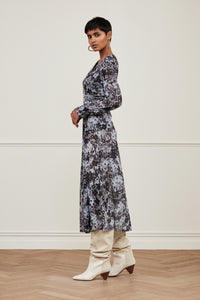 Natasja Mesh Dress | Misty Mountains/Vain