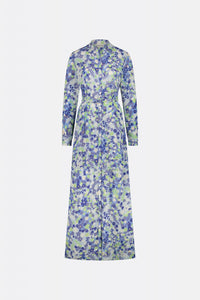Lira Dress | Riad Blue/Acapulco G