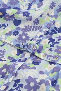 Lira Dress | Riad Blue/Acapulco G