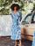 Lira Dress | Riad Blue/Acapulco G