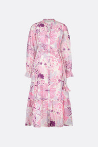 Marilene Dress | Warm White/Pink Cand