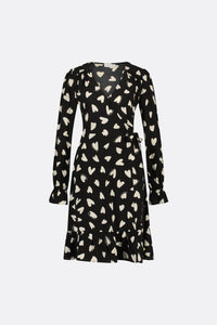 Sacha Dress | Black/Warm white