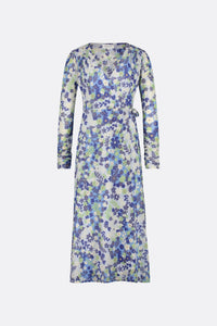 Natalie dress | Riad Blue/Holy Guaca