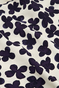 Natasja dress | Navy/Cream White