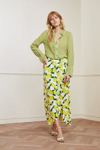 Cora Skirt | Cream White/Pistache