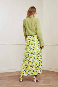 Cora Skirt | Cream White/Pistache