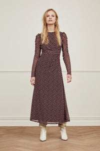 Bella Dress | Black/Crazy Clay