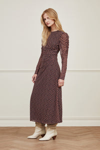 Bella Dress | Black/Crazy Clay