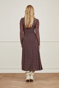 Bella Dress | Black/Crazy Clay