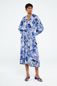 Noa Dress | Riad Blue/Caribbean