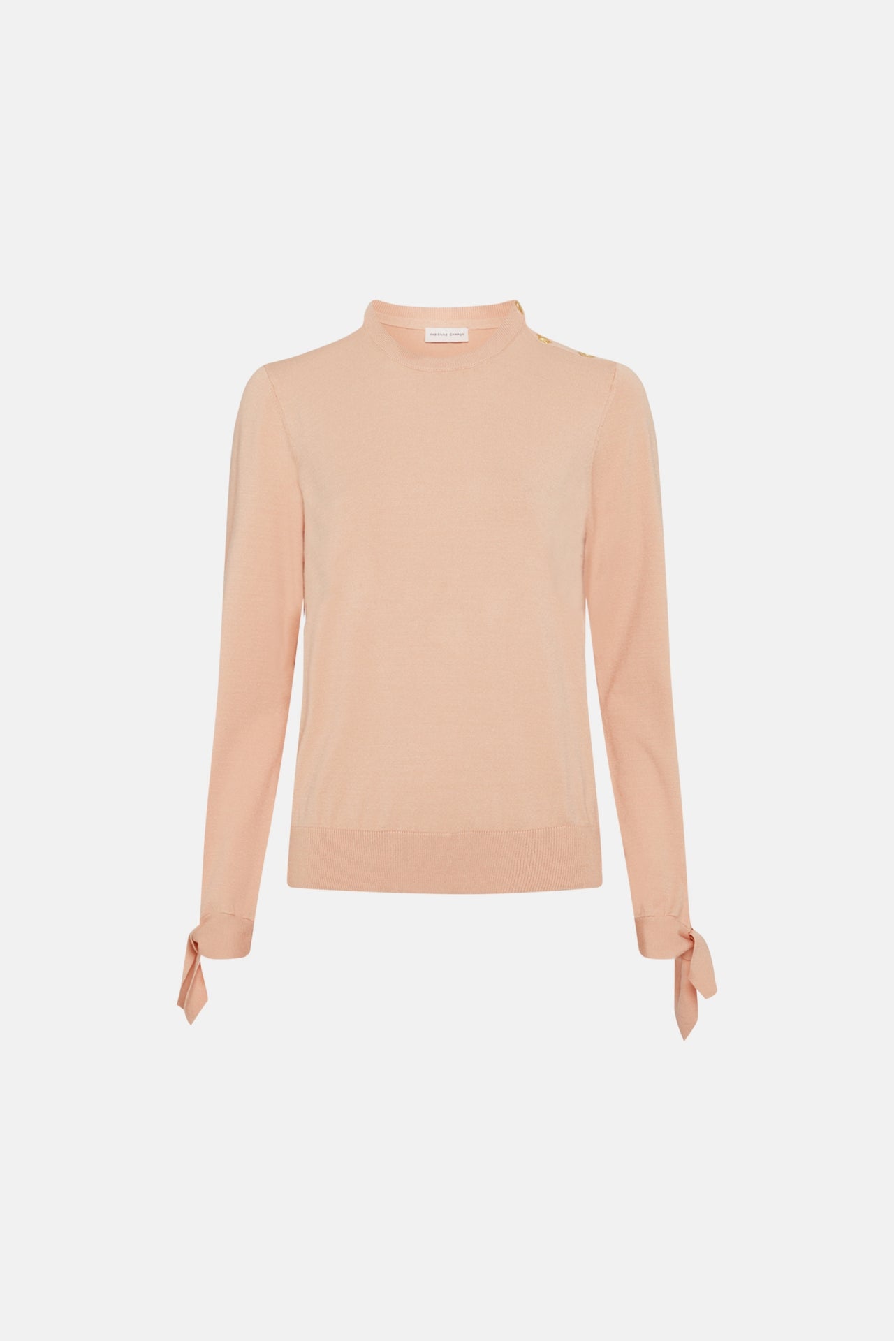 Molly Bow Pullover | Pink Sand