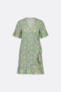 Savina Dress | Lovender/Parakeet