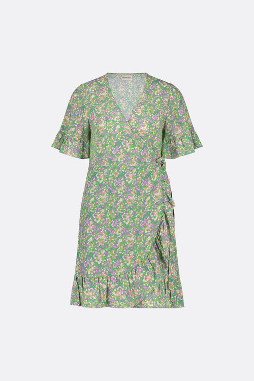 Savina Dress | Lovender/Parakeet