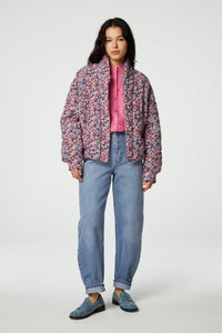 Quincy Jacket | Pink Candy/Cornflowe