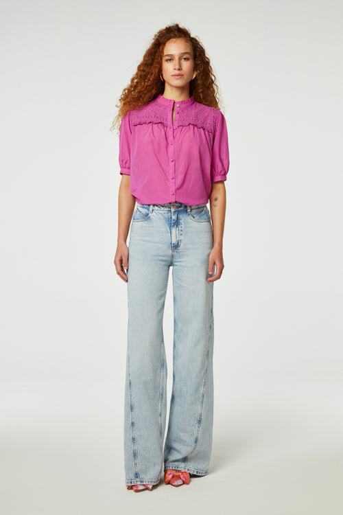 Tootsie SS Blouse | Cassis