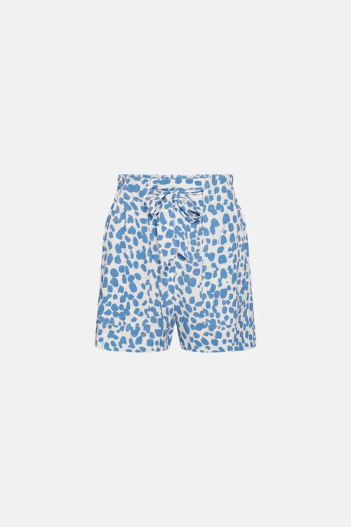 Olivia Shorts | Cream White/Ocean Bl