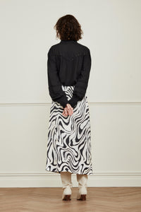 Hall Skirt | Creme Brulee/Black